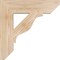Ekena Millwork Funston Slat Smooth Bracket, Douglas Fir, 3 1/2"W x 16"D x 16"H BKT04X16X16FST06SDF - alternate 4